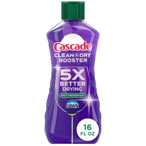 Cascade Clean + Dry Booster Dishwasher Rinse Aids – 16 fl oz