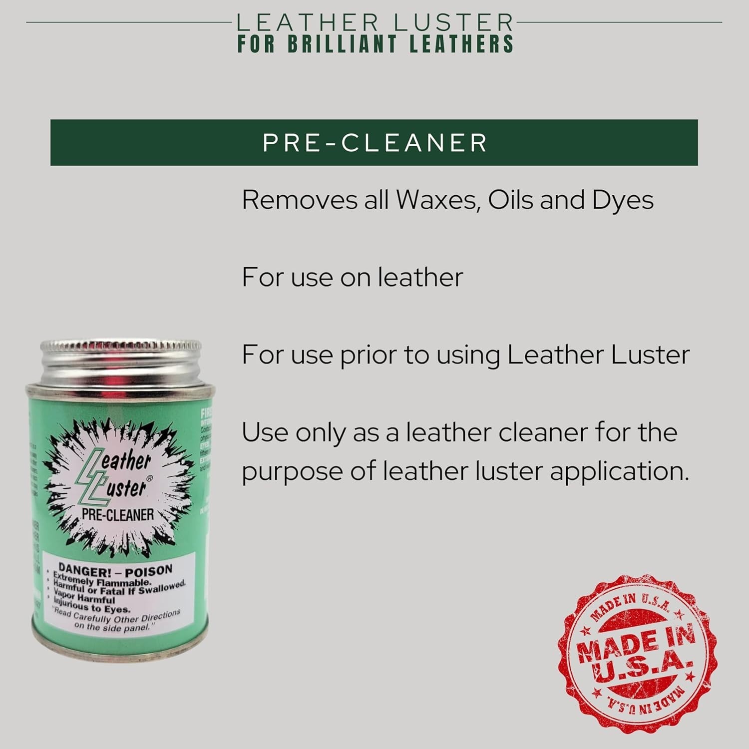 Leather Polish and Cleaner Kit – Restore Shine & Condition Effortlessly