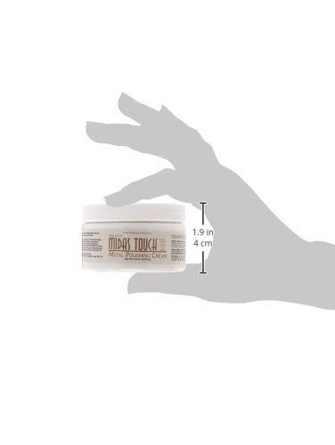 Midas Touch Metal Polishing Cream 2 Pack 4.5 Oz Each for Silver Gold Brass Co…