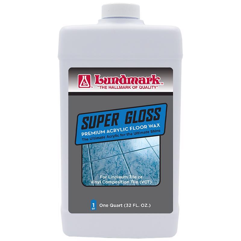 Lundmark 3202F32-6 Highly Anti-Slip Super Gloss Acrylic Floor Wax 1 qt.
