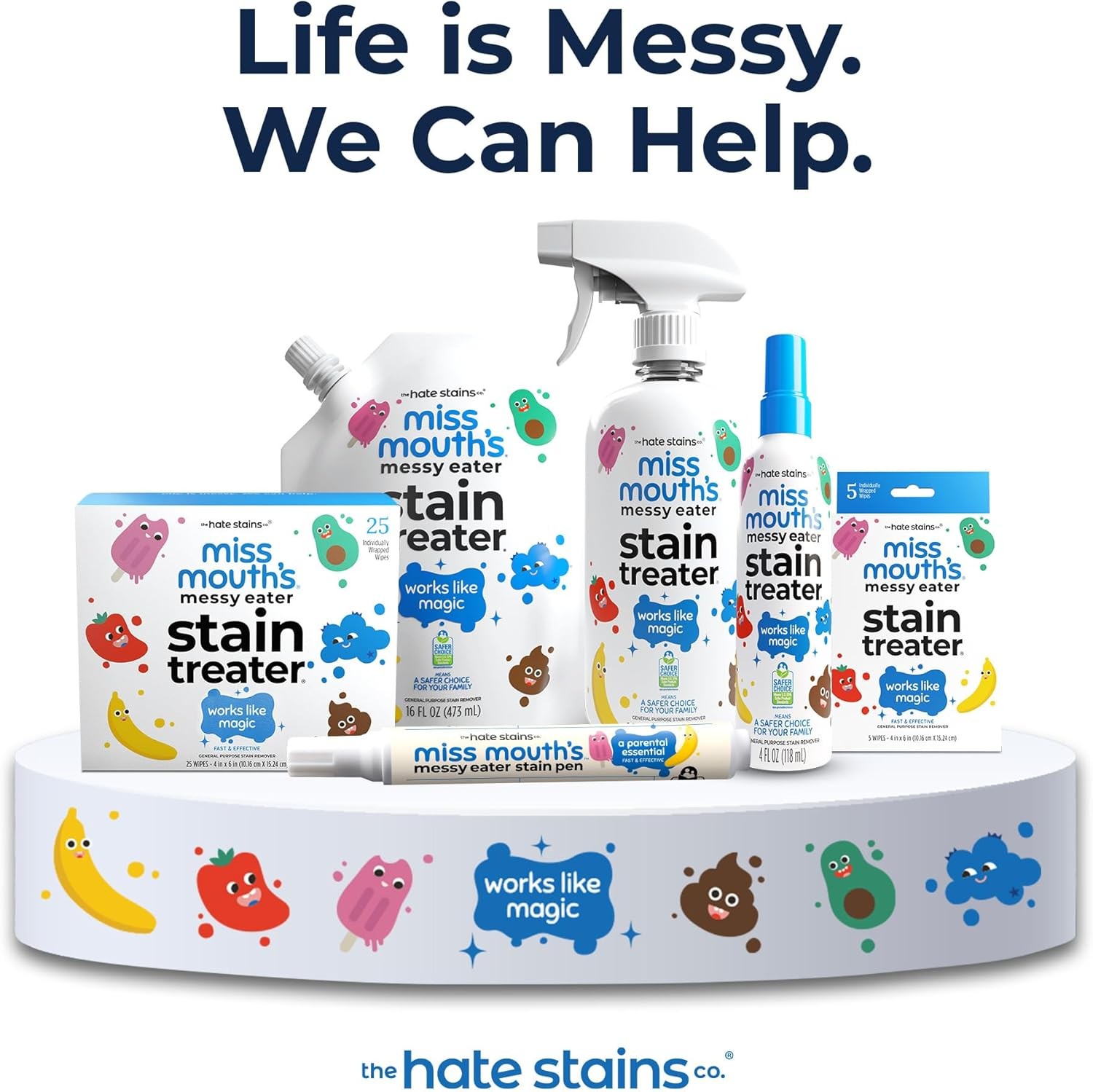Messy Eater Stain Treater Spray 4Oz Stain Remover Newborn & Baby Essentials No D