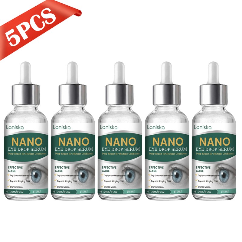 Nano Drops Eye Serum,Natural Nano Lubricant Eye for Drops Dry Eye Presbyopia.