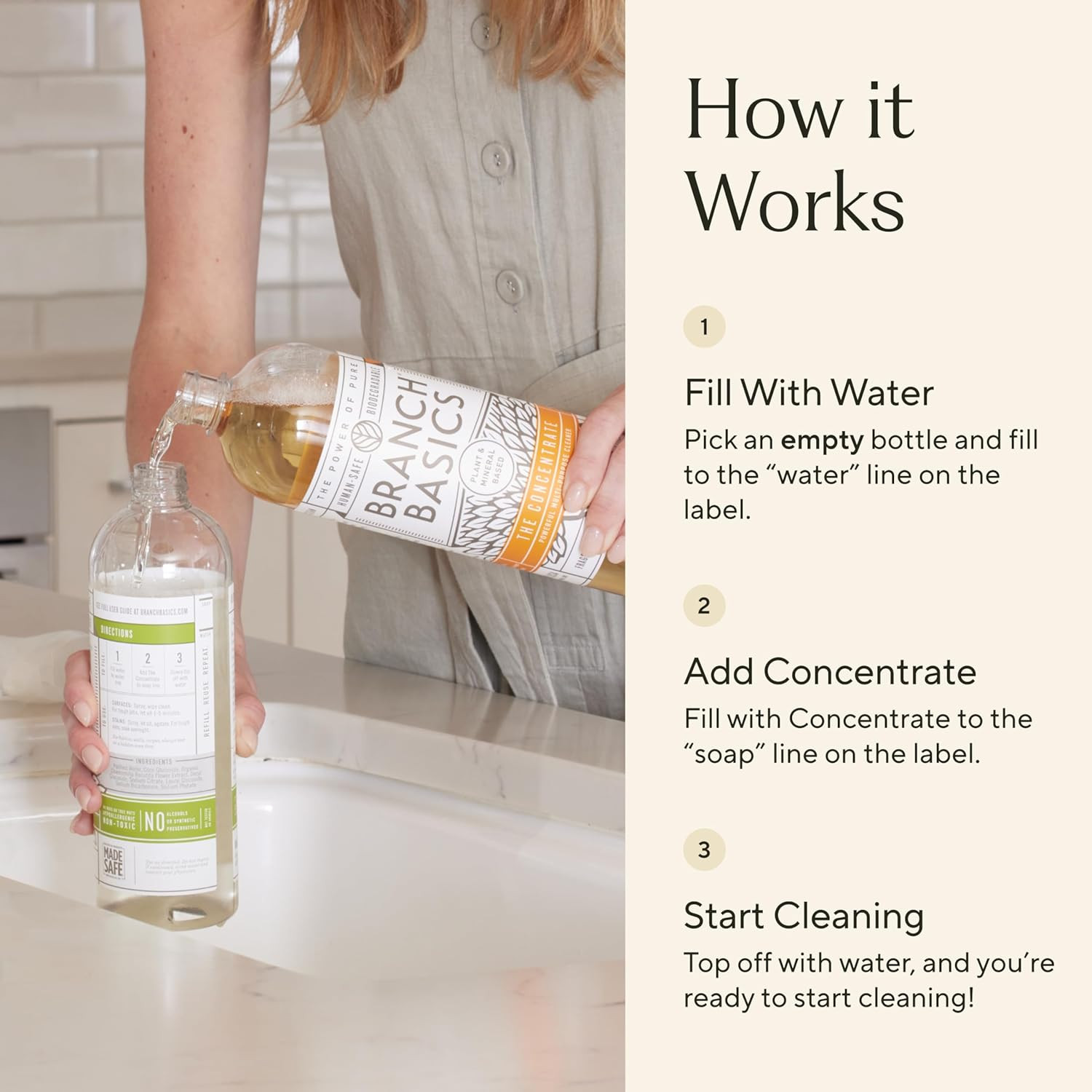 Complete Cleaning Kit: All-Purpose, Glass, Bathroom Cleaner & Foaming Wash