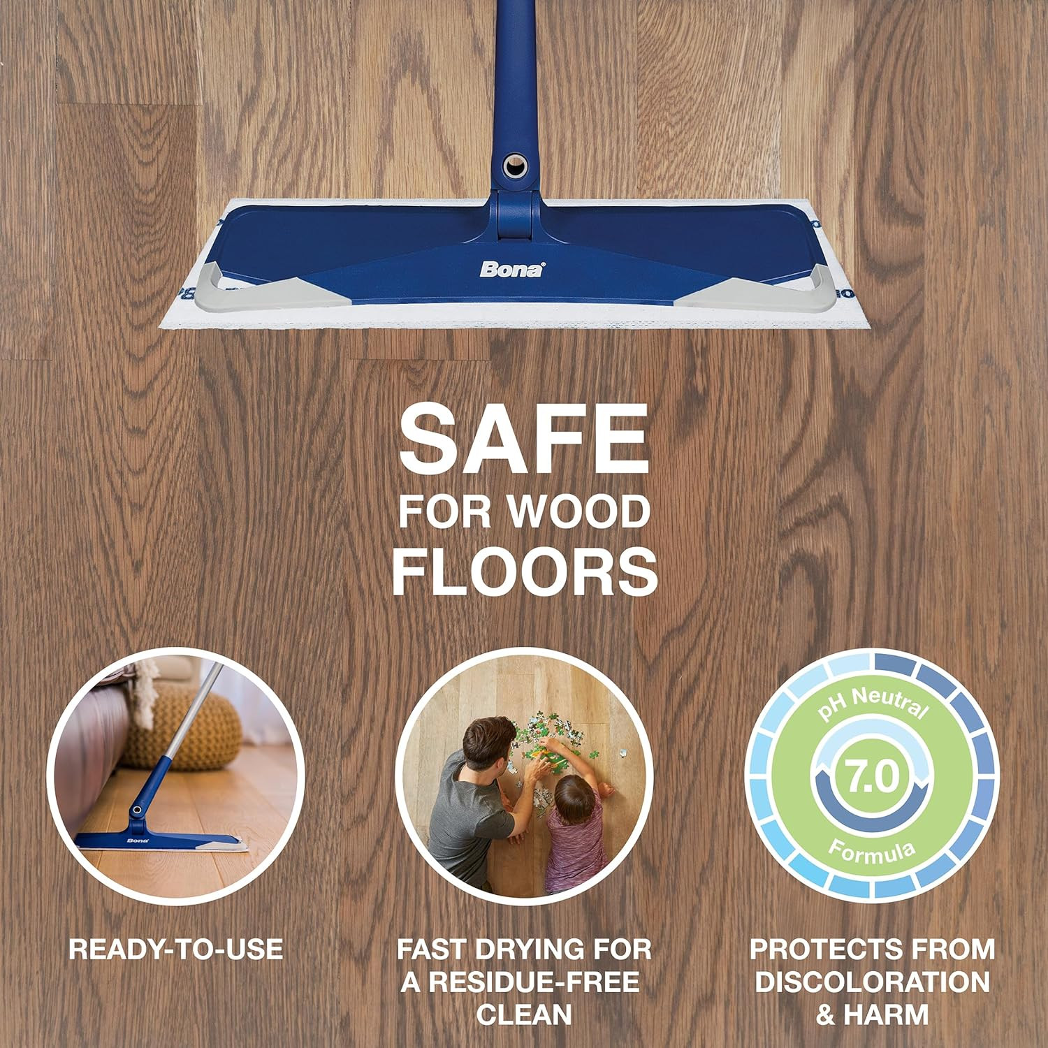 ® Disposable Wet Cleaning Pads for Hardwood Floors, Lavender Scent