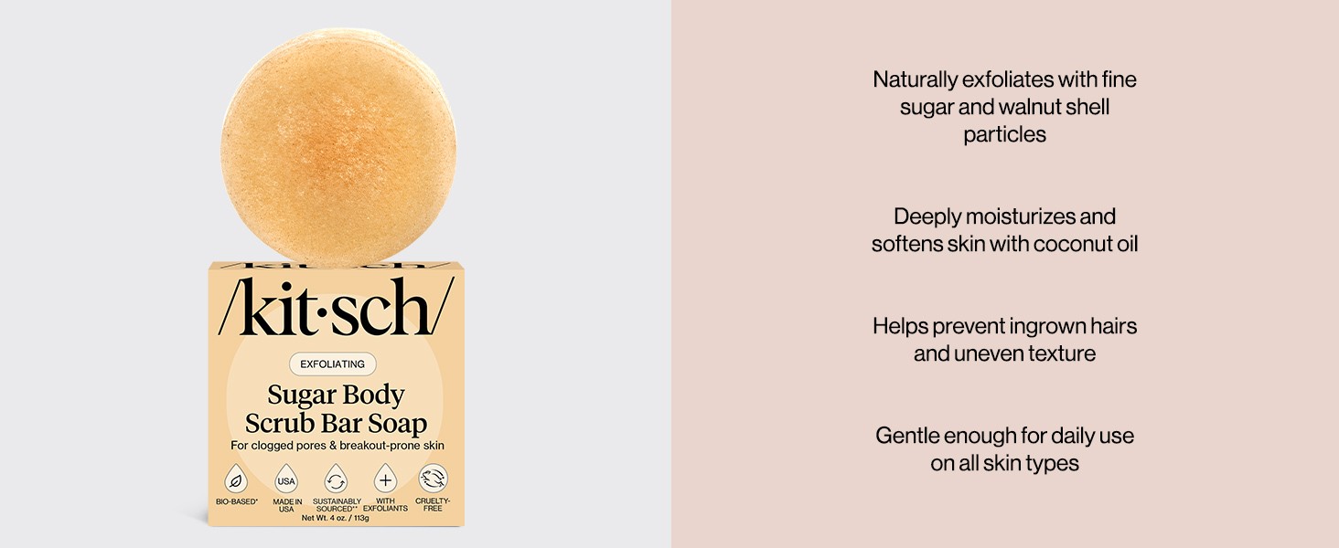 Exfoliating Sr Body Scrub Bar Soap – Polishing Soap Bar with