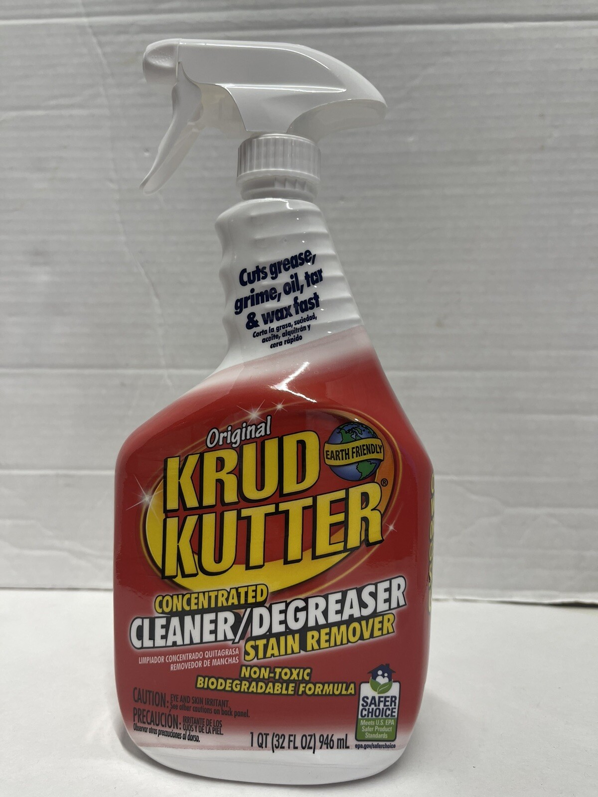 Krud Kutter KK326 Original Concentrated Cleaner/Degreaser, 32 oz, 6 Pack