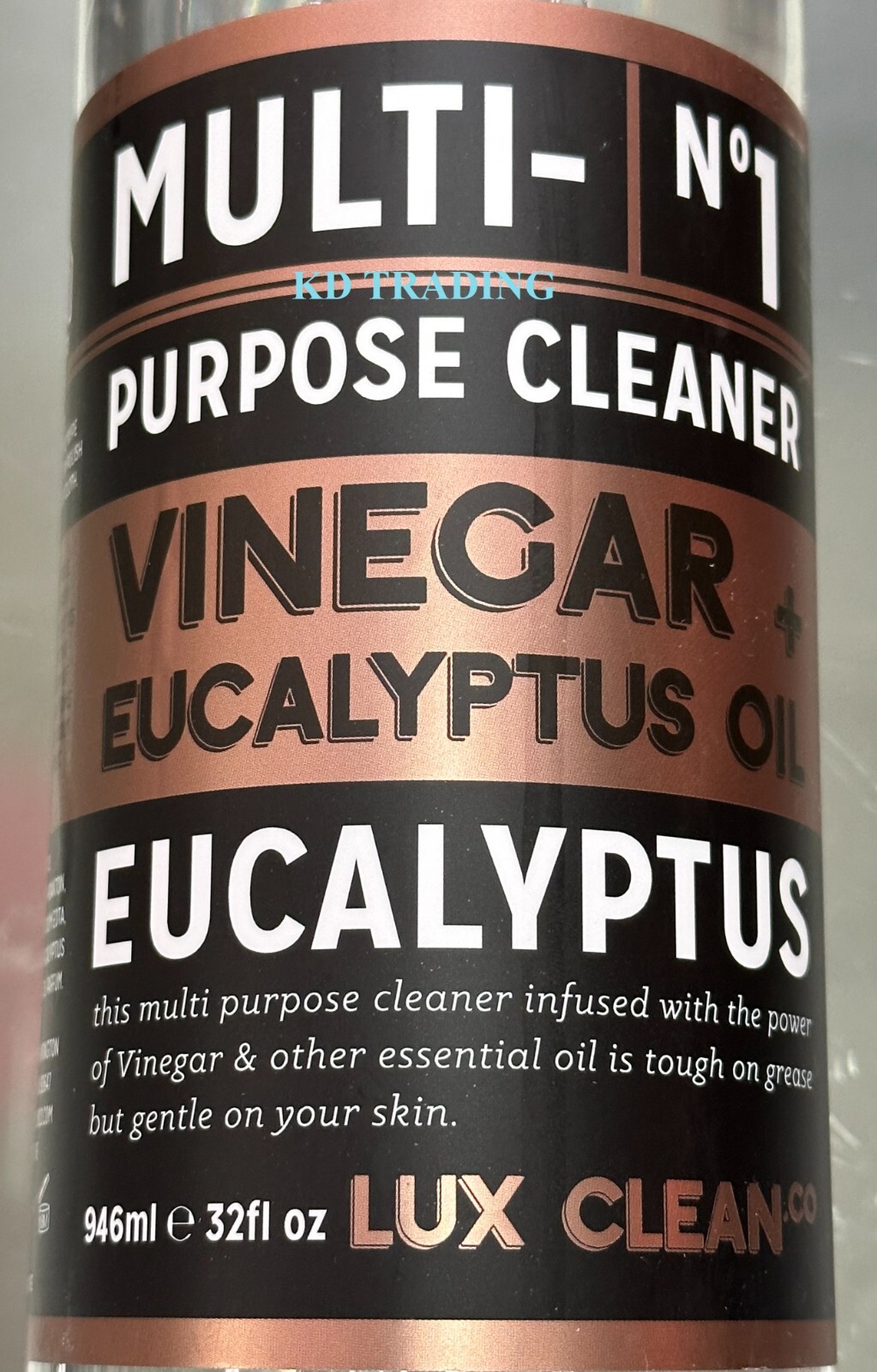2-Pk LUX CLEAN ~VINEGAR + EUCALYPTUS OIL Kitchen Refresh Cleaner Odor Deodorizer