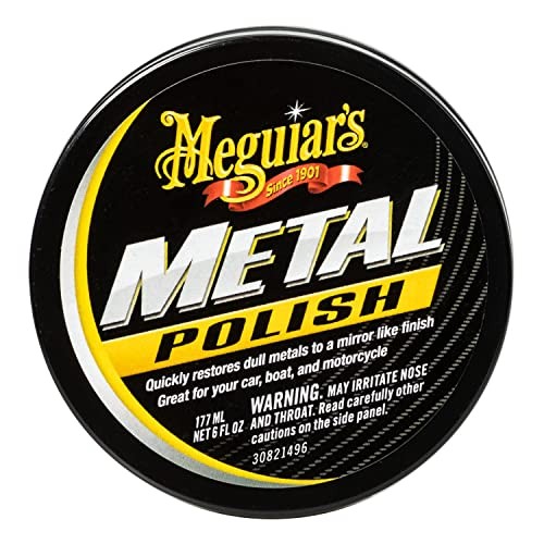 Meguiars Metal Polish 6 Oz For Uncoated Metals Car Boat Motorcycle Shine