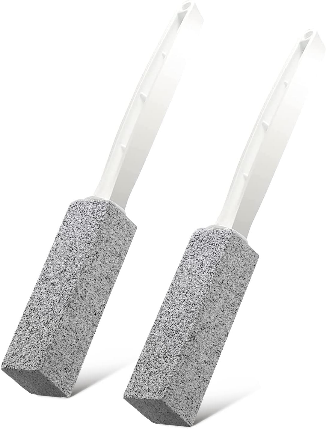 Versatile 2-Pack Pumice Stone Hard Water Cleaner for Toilets, Sinks & Tubs