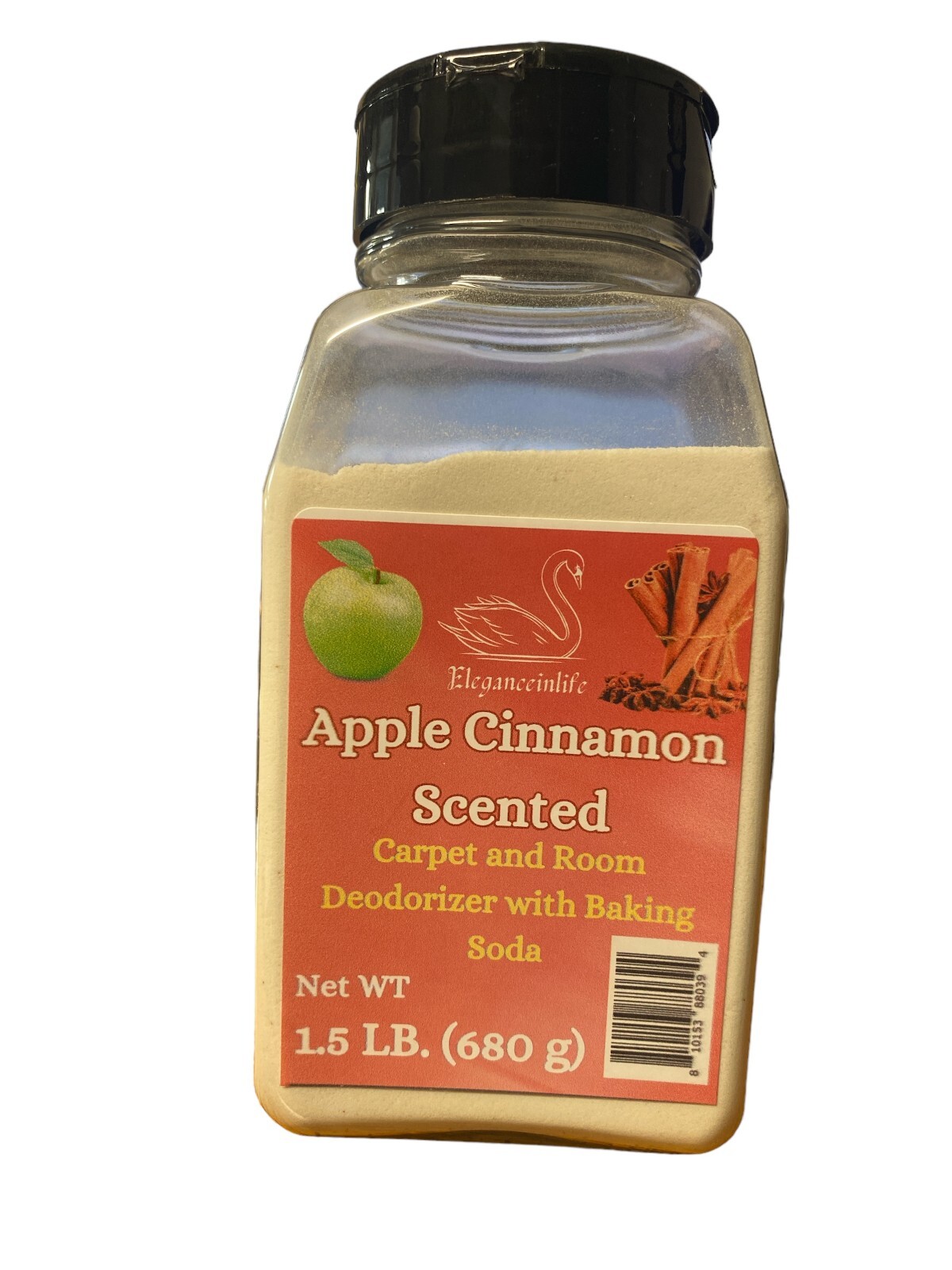 Eleganceinlife Apple Cinnamon-Scented Carpet and Room Deodorizer 1.5 LB Each 2pk