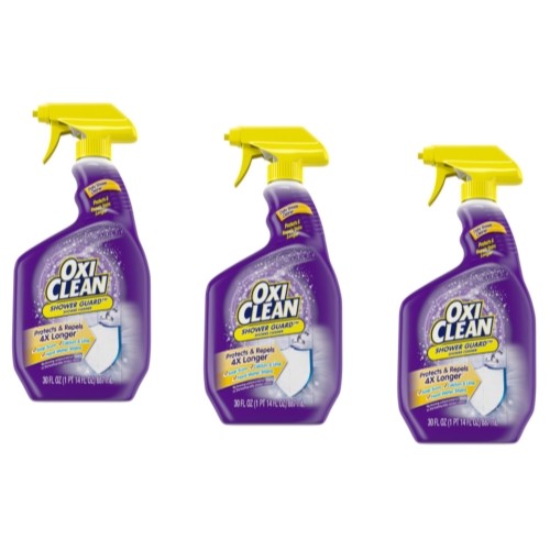OxiClean Shower Guard Spray, 30 Ounce – Pack of 3