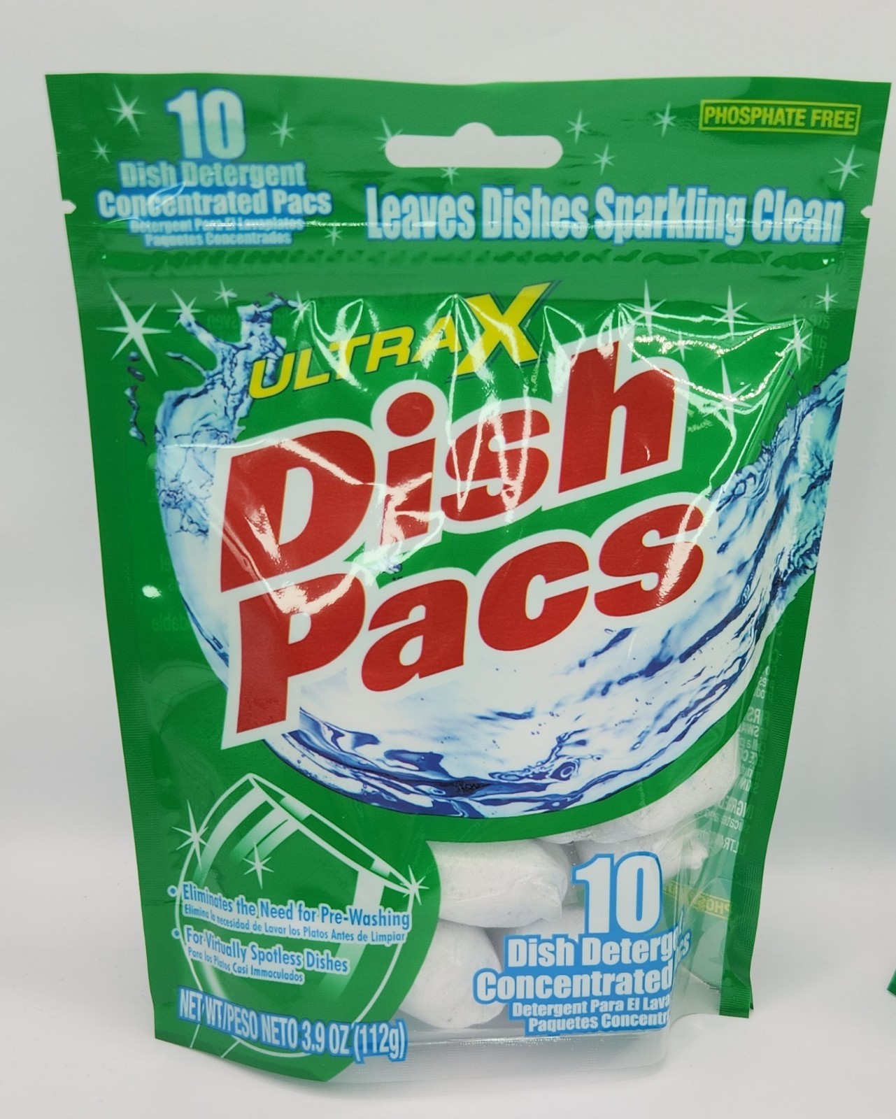 5 bags- Ultra X Dishwasher Detergent – 10 CT- (50 count)