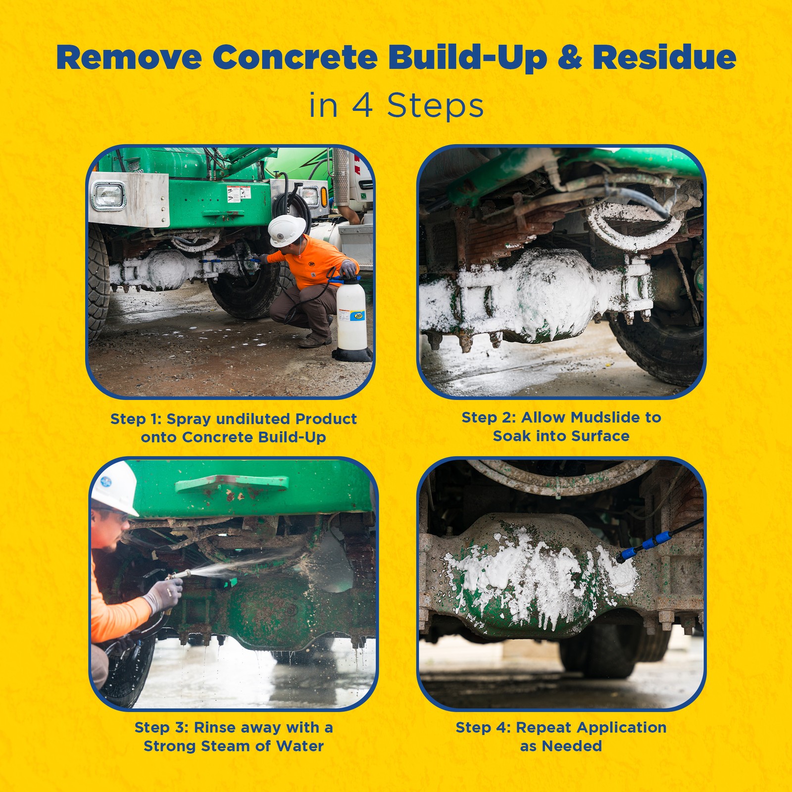 Zep Mudslide Concrete Dissolving Cleaner – 5 Gallon (Each) – 599435 – Remove