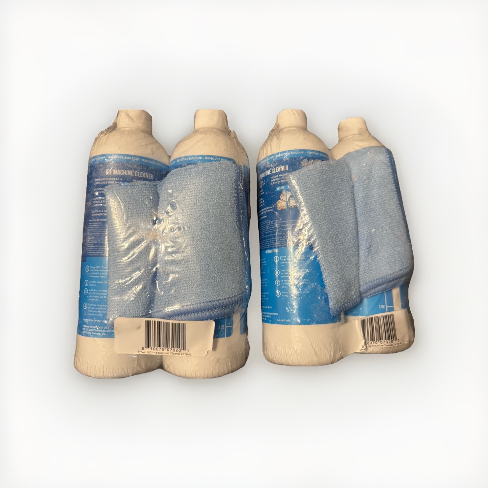 4 Bottles of Ice Machine Cleaner | 16 oz | Free Cloth |