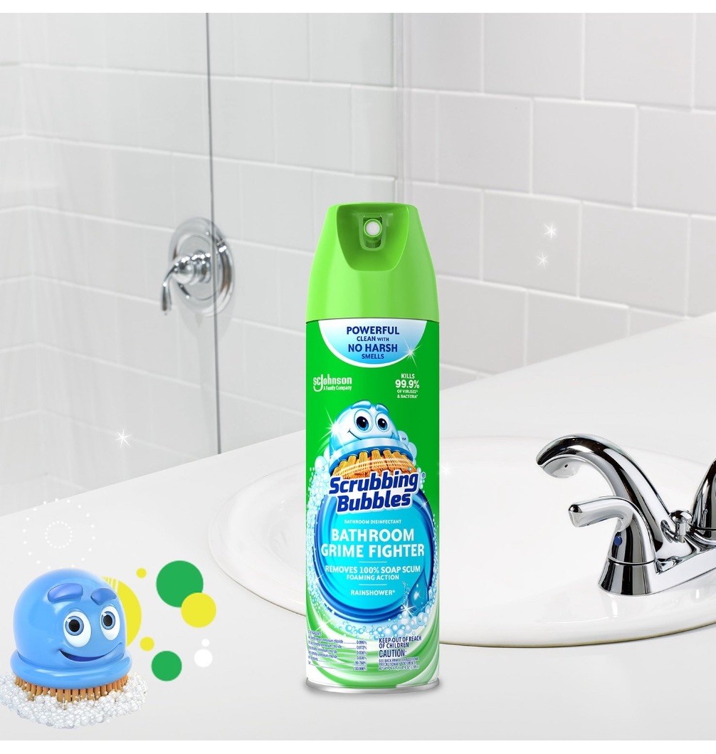 Scrubbing Bubbles Bathroom Cleaner, Rainshower, 4 ct., 100 oz.
