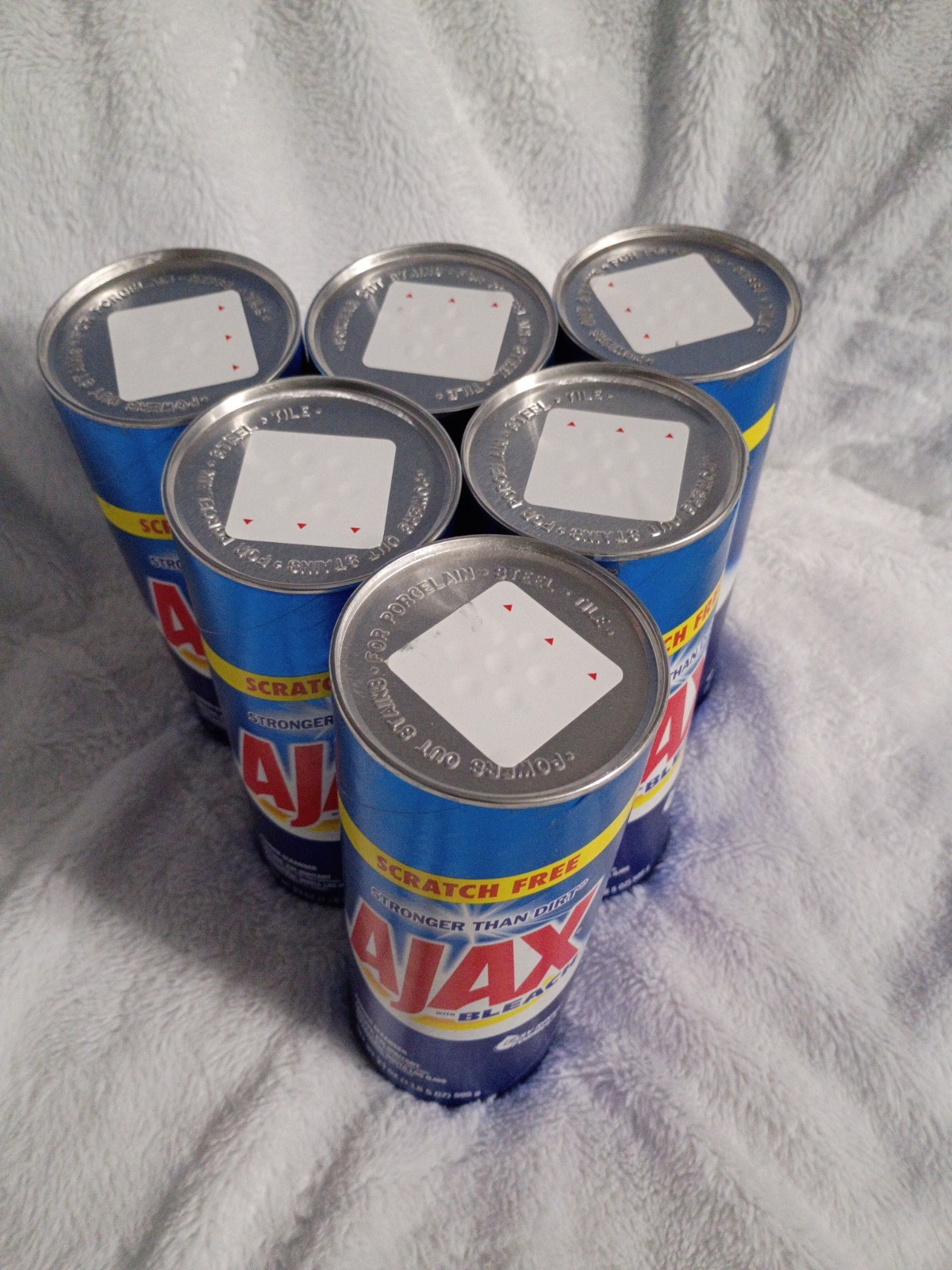 6 Packs Ajax All-Purpose Powder Cleaner with Bleach 28 oz Fast Shipping