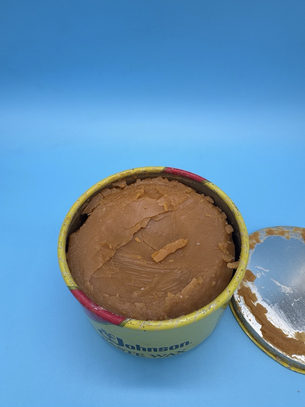 SC Johnson Paste Wax 16 oz Original Formula Discontinued 95% Full Vintage