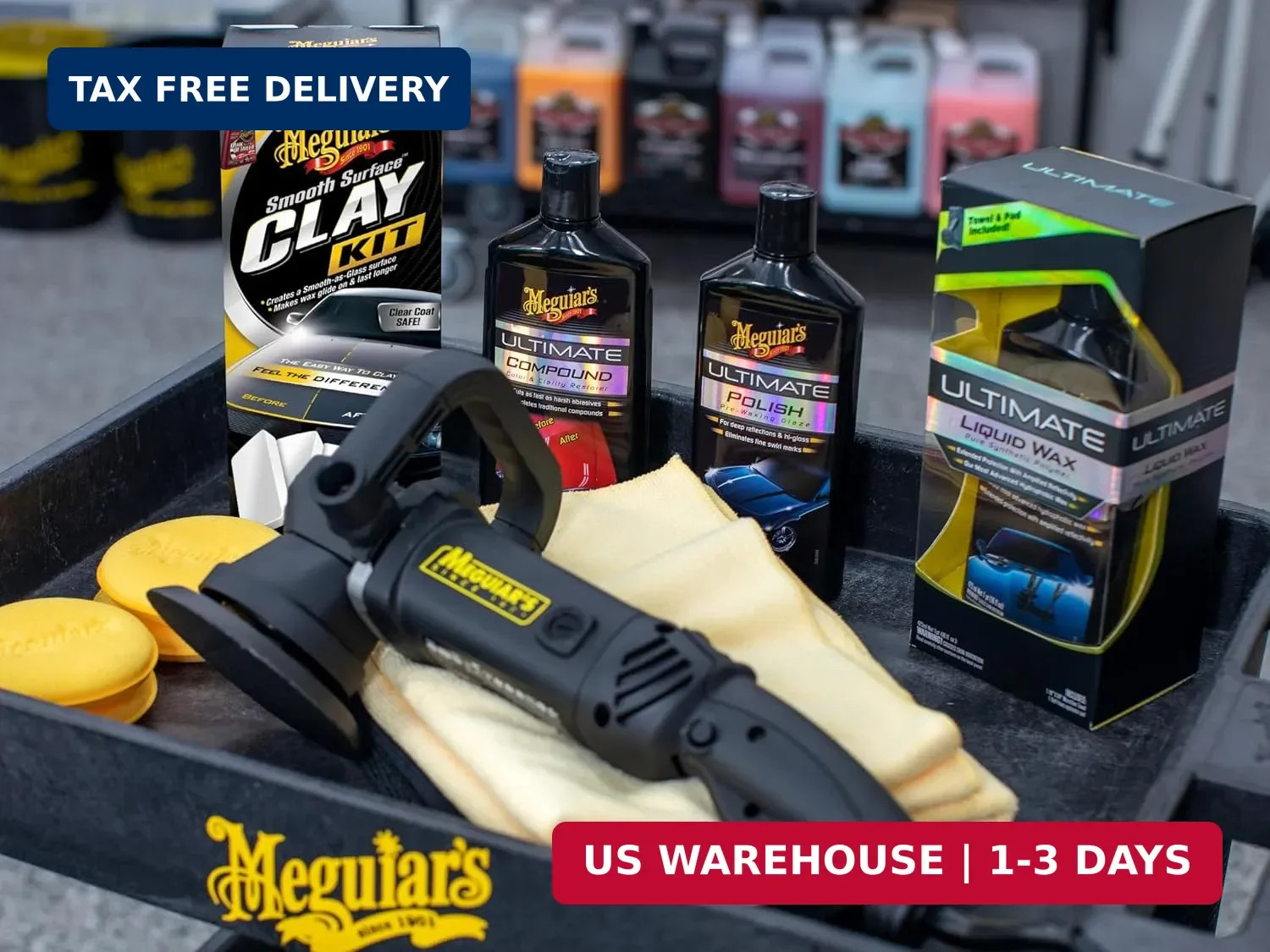 Meguiar’s G191700 Smooth Surface Clay Kit, Safe and Easy Car Claying for Smooth