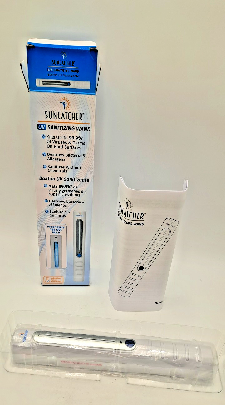 SUNCATCHER SANITIZING WAND Disinfecting Lamp PORTABLE Open Box 2020 Unused