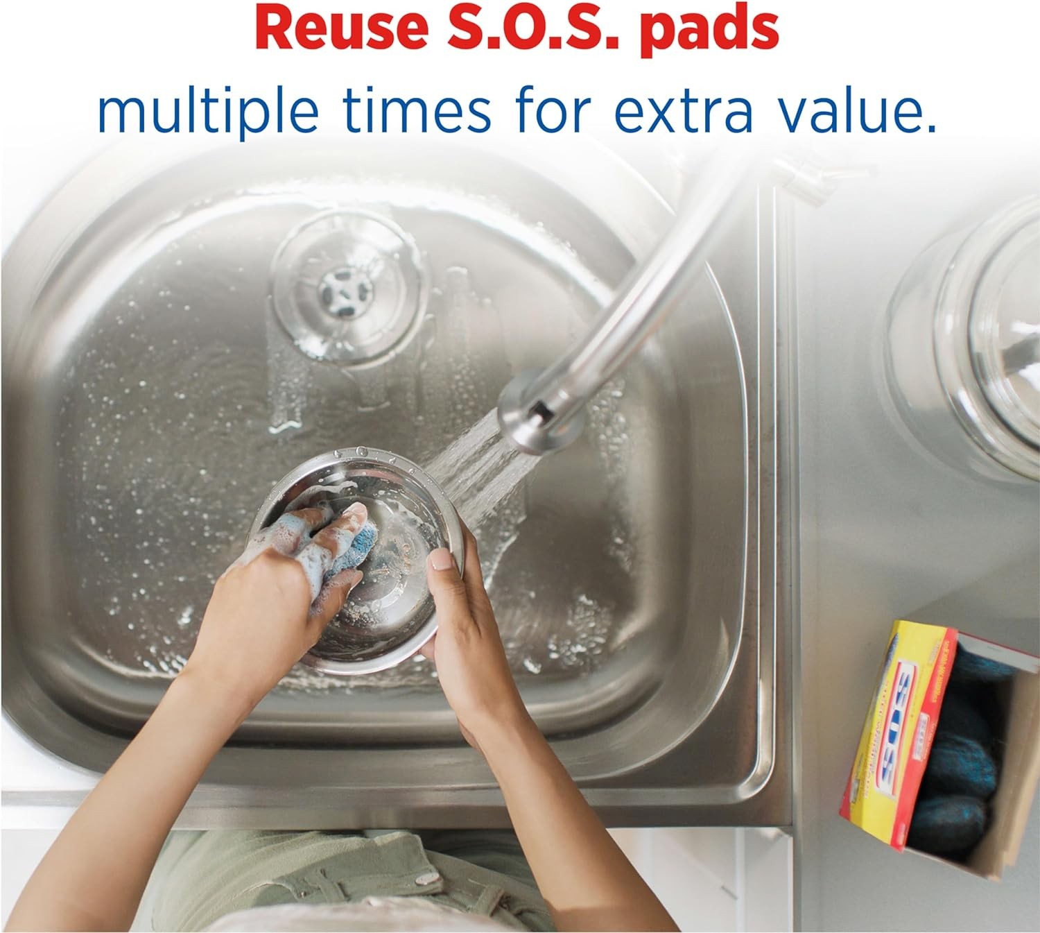 10002 , Steel Wool Soap Pads, 10 Ct
