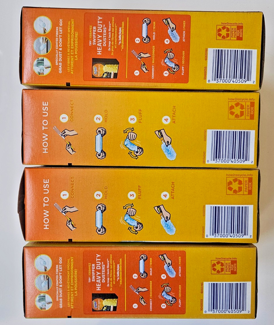 Swiffer Dusters Starter Kit Kit Includes 1 Handle and 5 Dusters 4 Pack