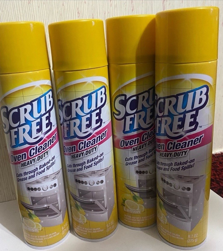 4spray scrub free oven cleaner heavy duty 9.7 Oz each.