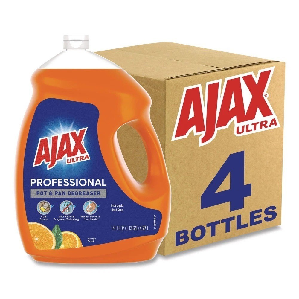 Ajax 61034313CT 145 oz Dish Detergent – Orange Scent (4/Carton) New