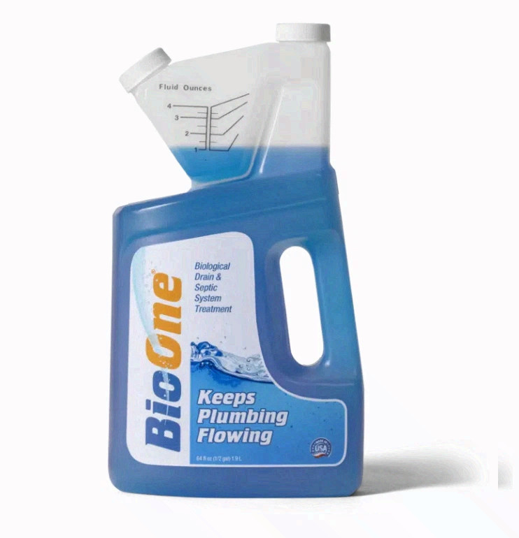 BioOne 64 oz. Liquid Drain and Septic System Maintainer, 64 ounce bottles New