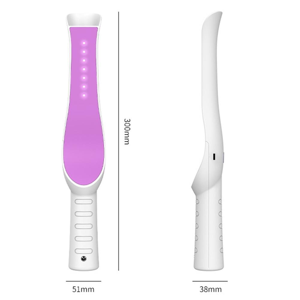SET OF 2 Sanitation Portable Wand Rechargeable Light Lamp Germ Protection