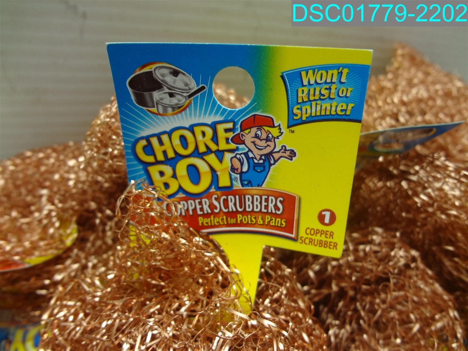 QTY=25: Chore Boy Ultimate Copper Scrubber Scouring Pad Pure Copper 811435002145