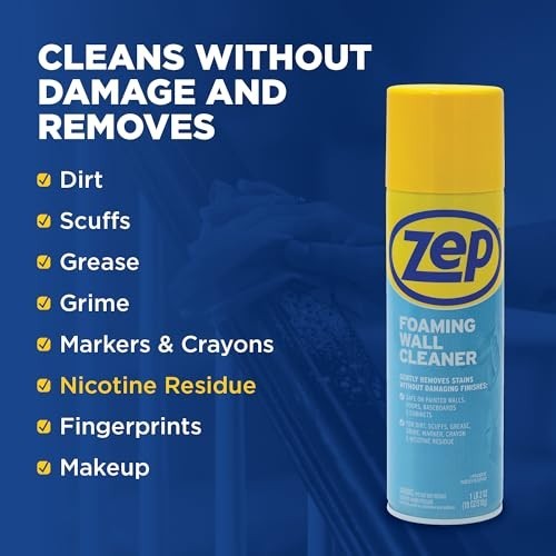 Foaming Wall Cleaner 18 oz Scrub Free Formula Spray Removes Scuffs Stains Paint