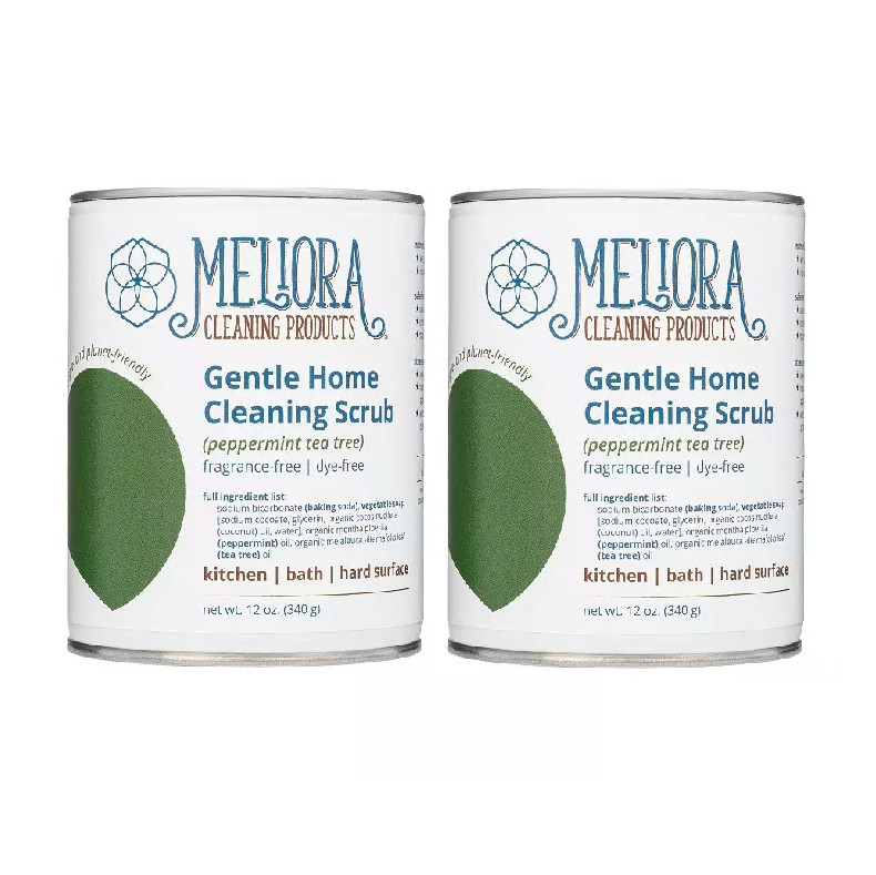 Meliora Cleaning Products Cleaning Scrub Peppermint Tea Tree 12 oz (Pack of 2)