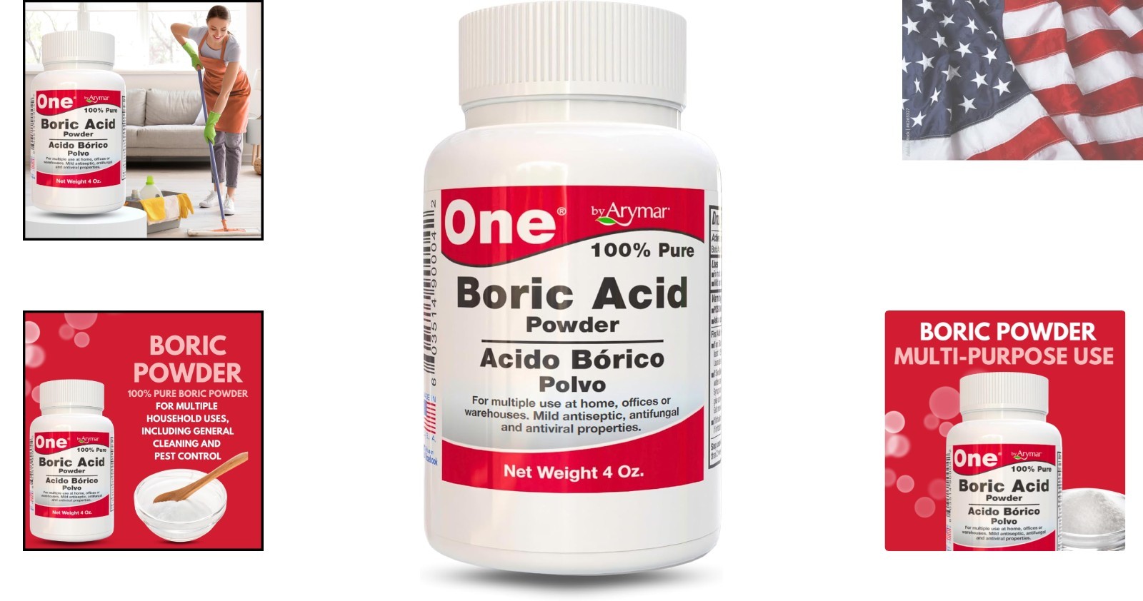 Boric Powder, Multipurpose Household Cleaner and Freshener, Pure Granular For…