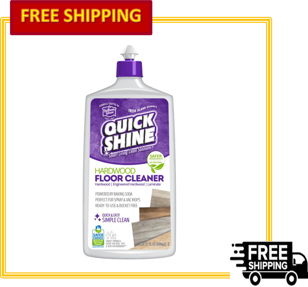 Quick Shine Hardwood Floor Cleaner Perfect for Gentle and Effective Cleaning