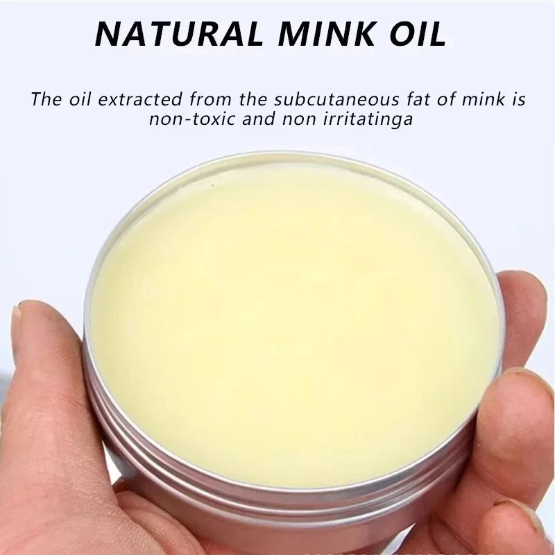 Car Leather Cleaning & Care Cream Mink Oil Polish Conditioner for Seats & Sofa