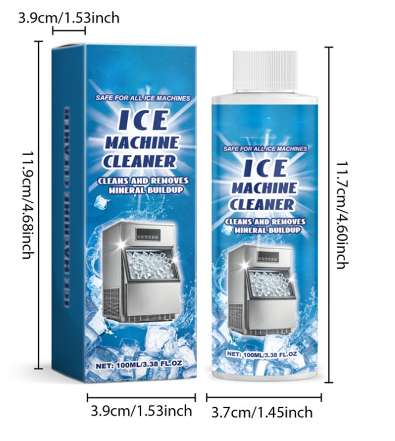 USA Ice Machine Cleaner Descaler Bottle Ice Clean Scale 100ml