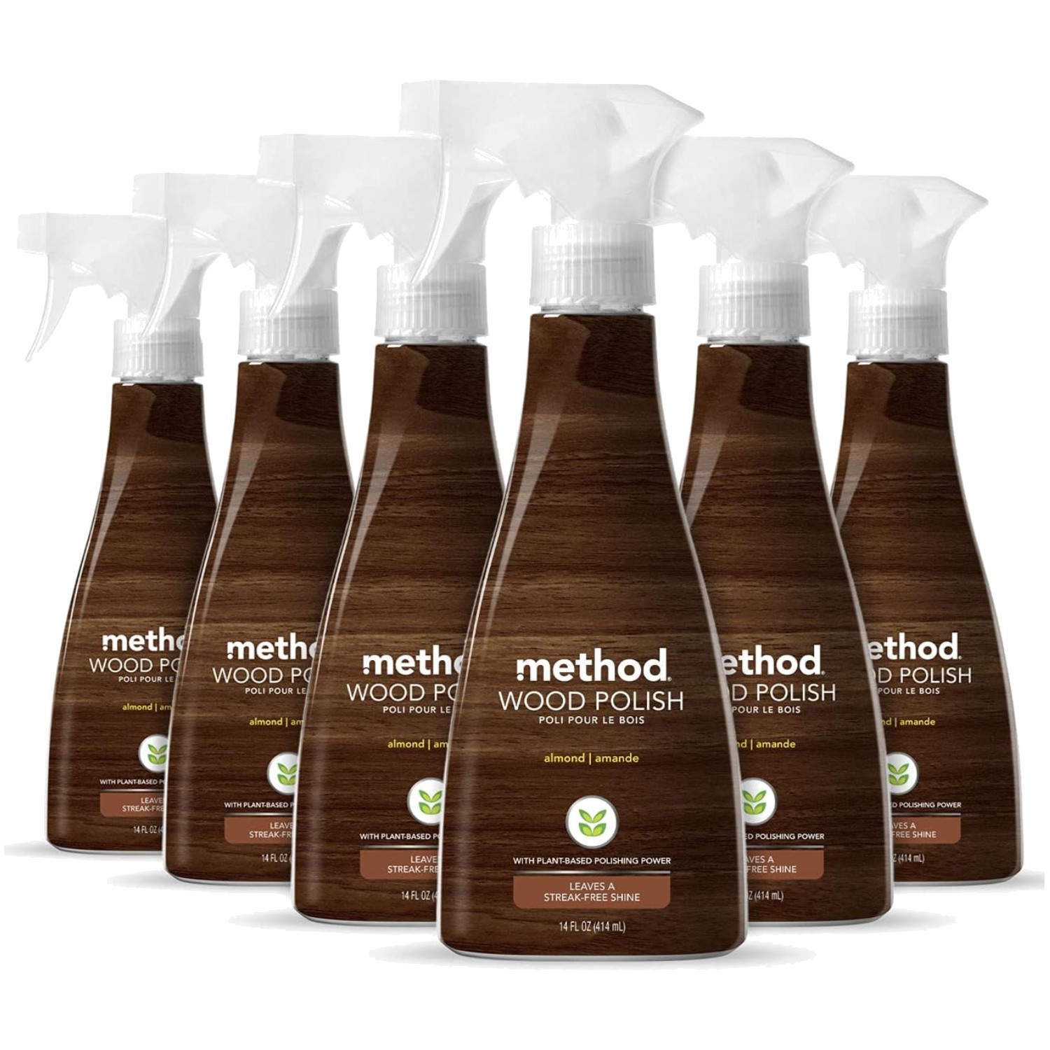 Natural Almond Wood Polish Spray – 14 oz, Sustainable Care for Wood Surfaces