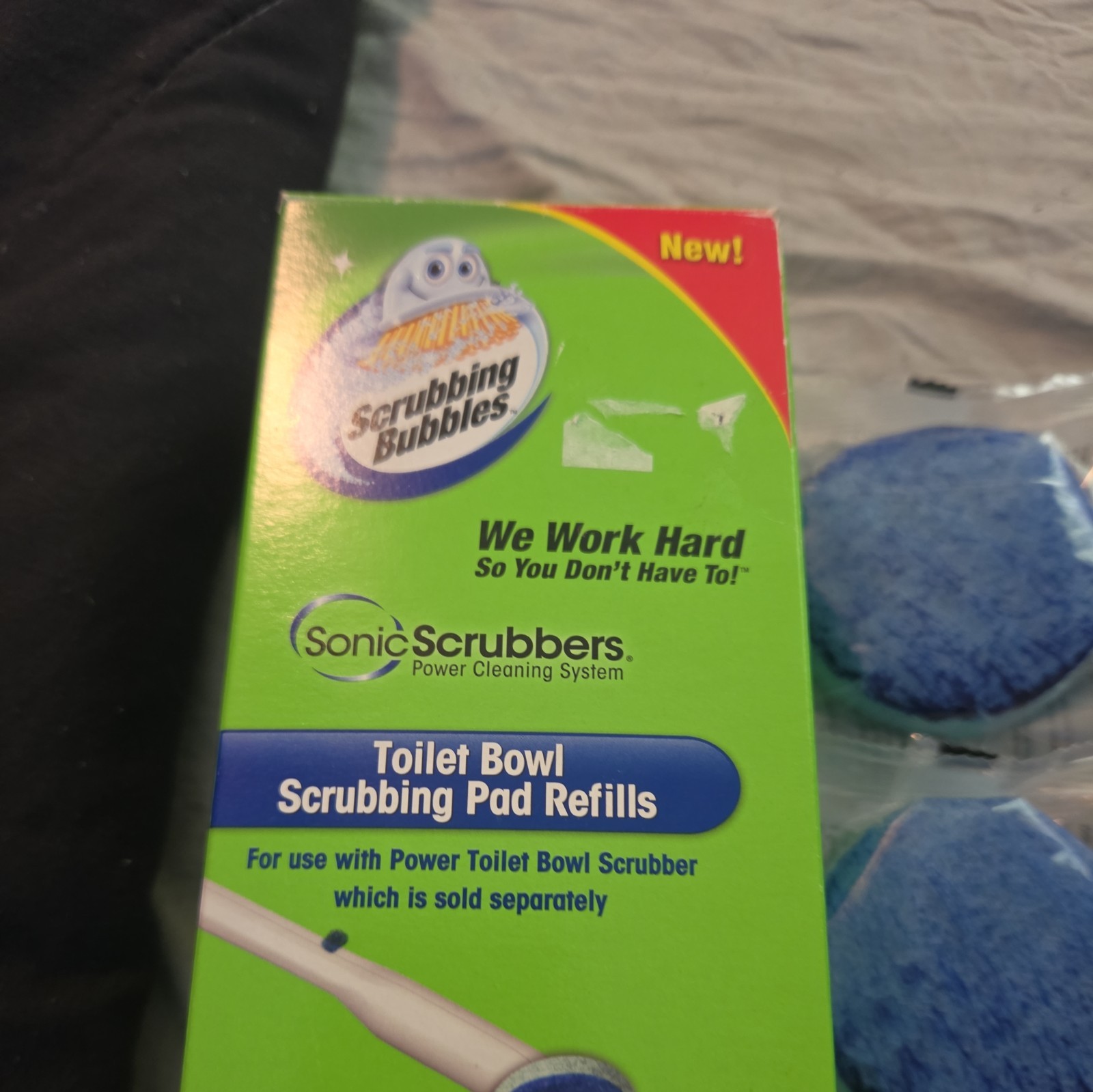Scrubbing Bubbles Sonic Scrubbers Pad Refills 6 Count 2010 Cleaning New