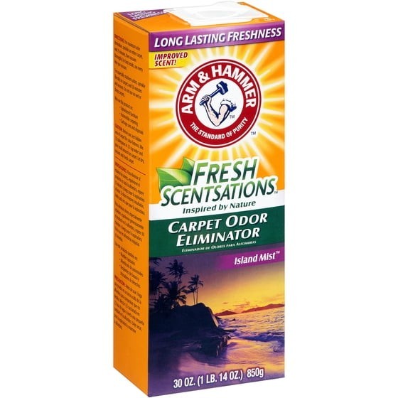 (6 pack) ARM & HAMMER Carpet Odor Eliminator Powder, Island Mist, 30 oz.