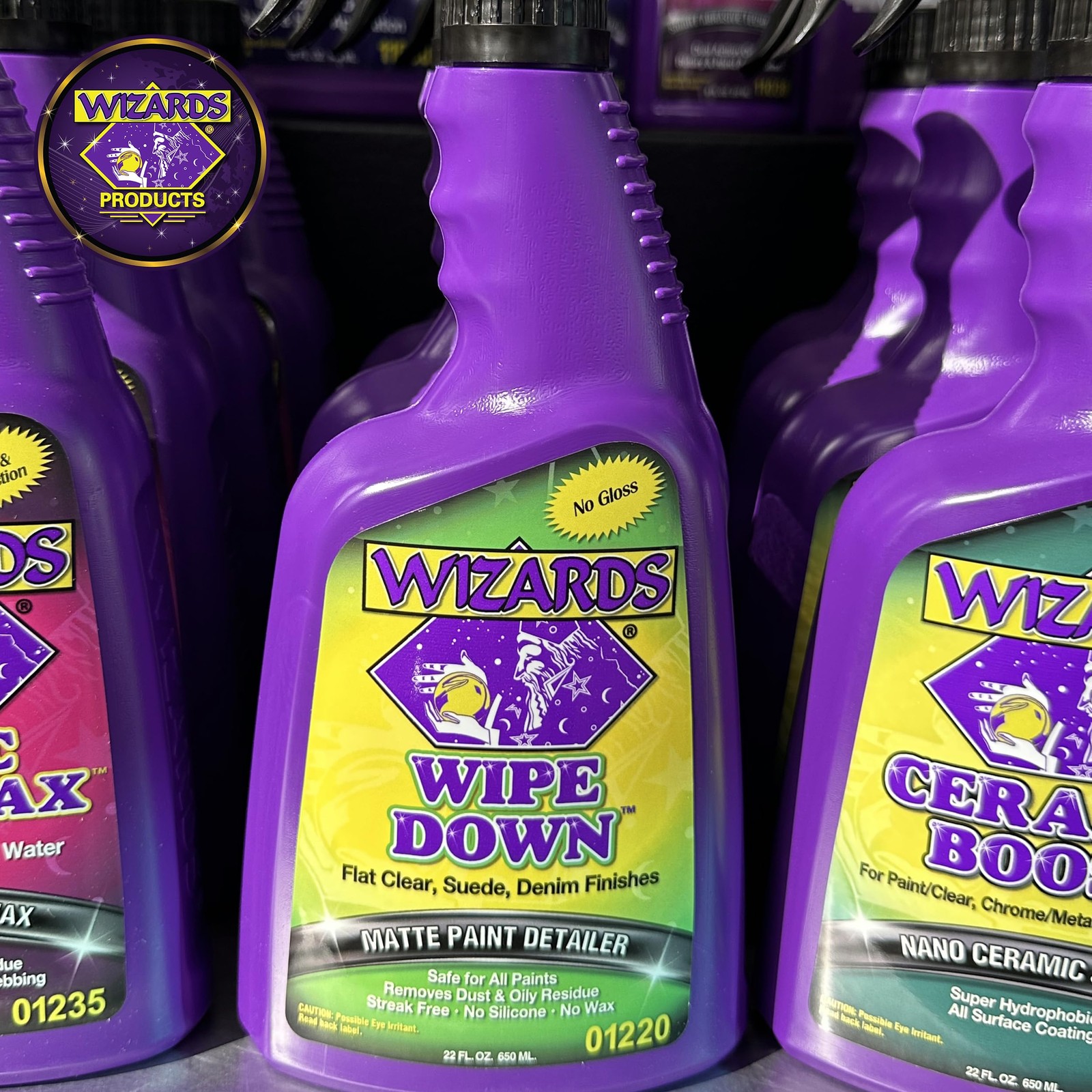 Automotive 22 oz Matte Detailer Spray for Cars and Motorcycles Streak Free Clean