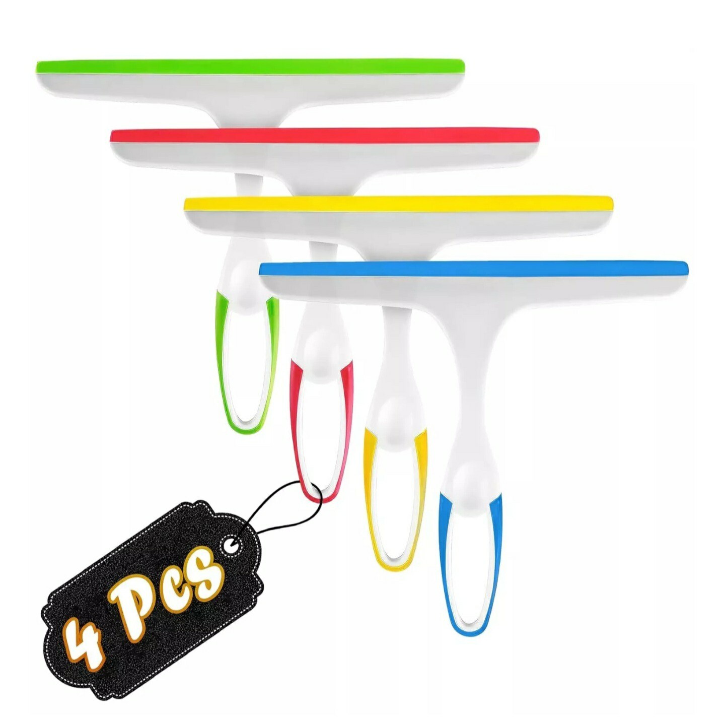 Window Cleaning Shower Glass Squeegee 9.5Inch Small Squeegee for Shower Glass
