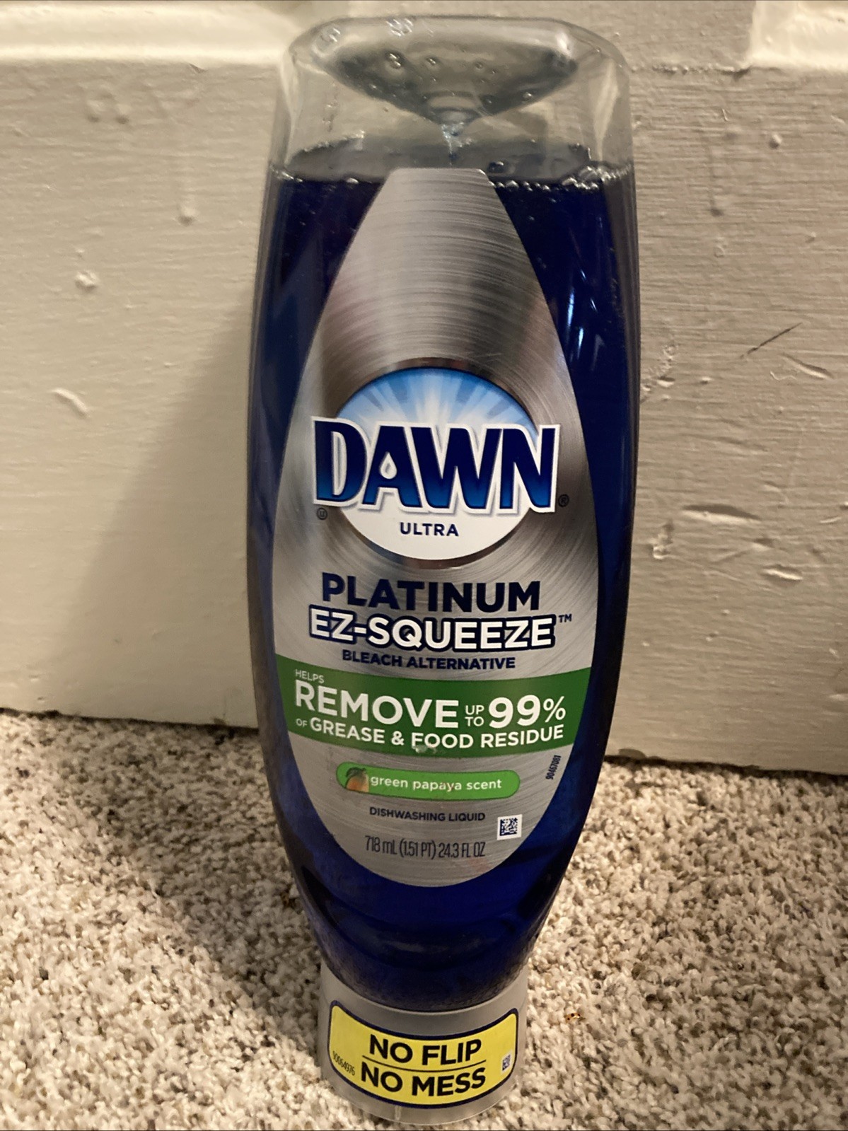 Dawn Ultra Platinum Ez Squeeze Green Papaya Scent No flip No Mess 24.3oz (2pack)