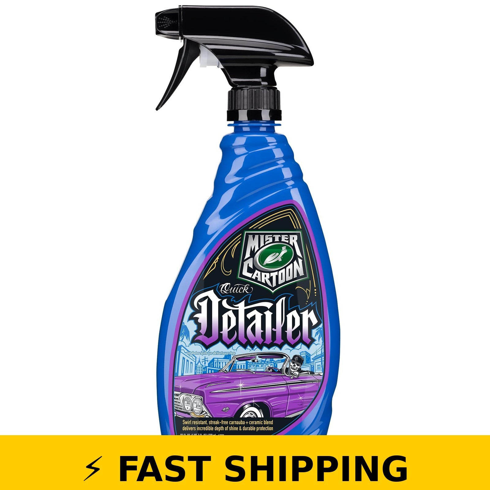 Turtle Wax X Mister Cartoon Quick Detailer 23 oz Waterless Cleaning