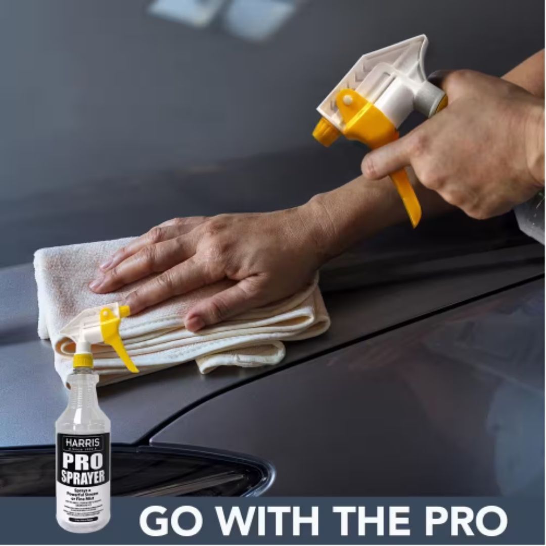 Harris Chemical Resistant Pro Spray Bottle With Adjustable Tip, 32 oz, 4 Pack