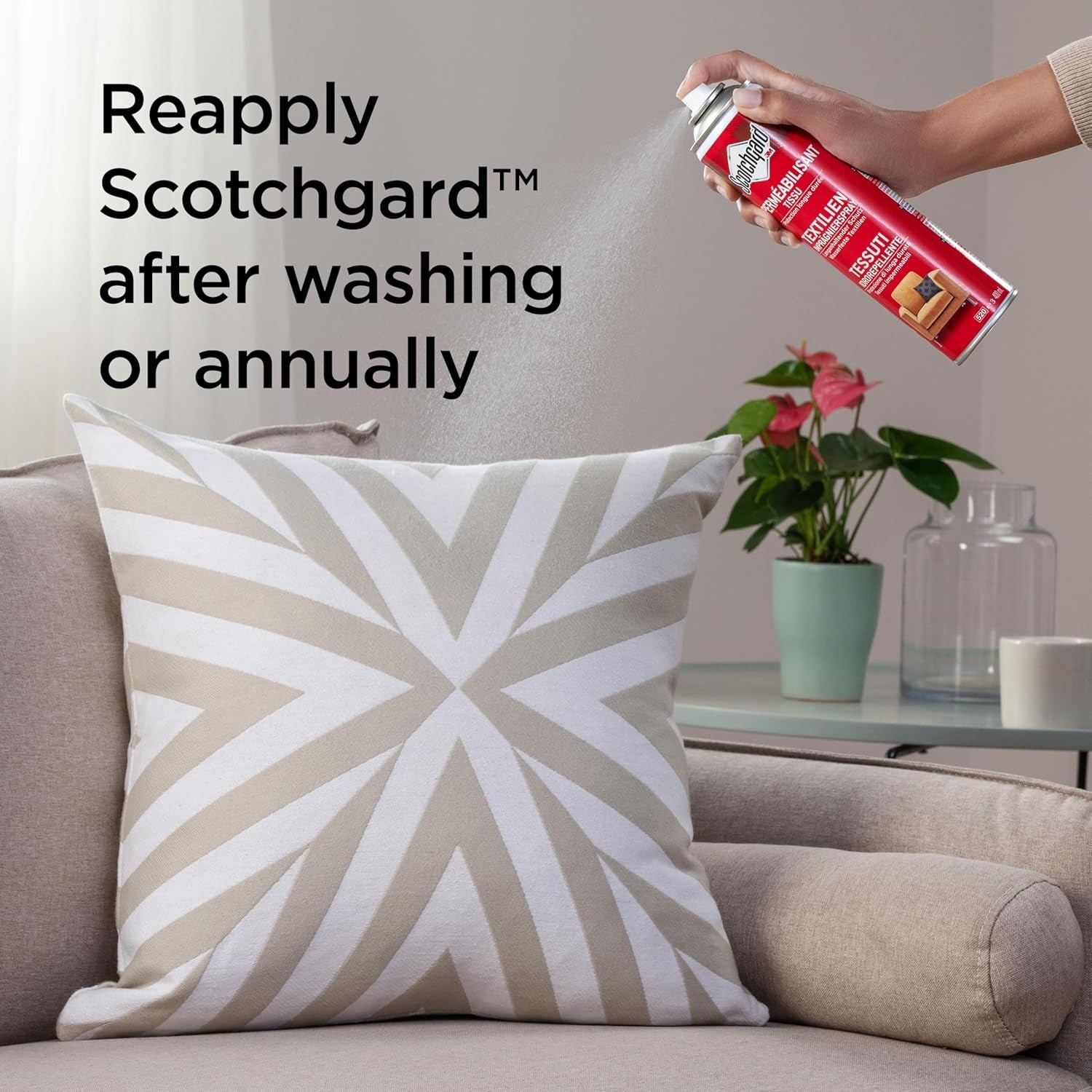 Scotchgard 3M Fabric Clothes Upholstery Water Shield Waterproof Protector 10 Oz