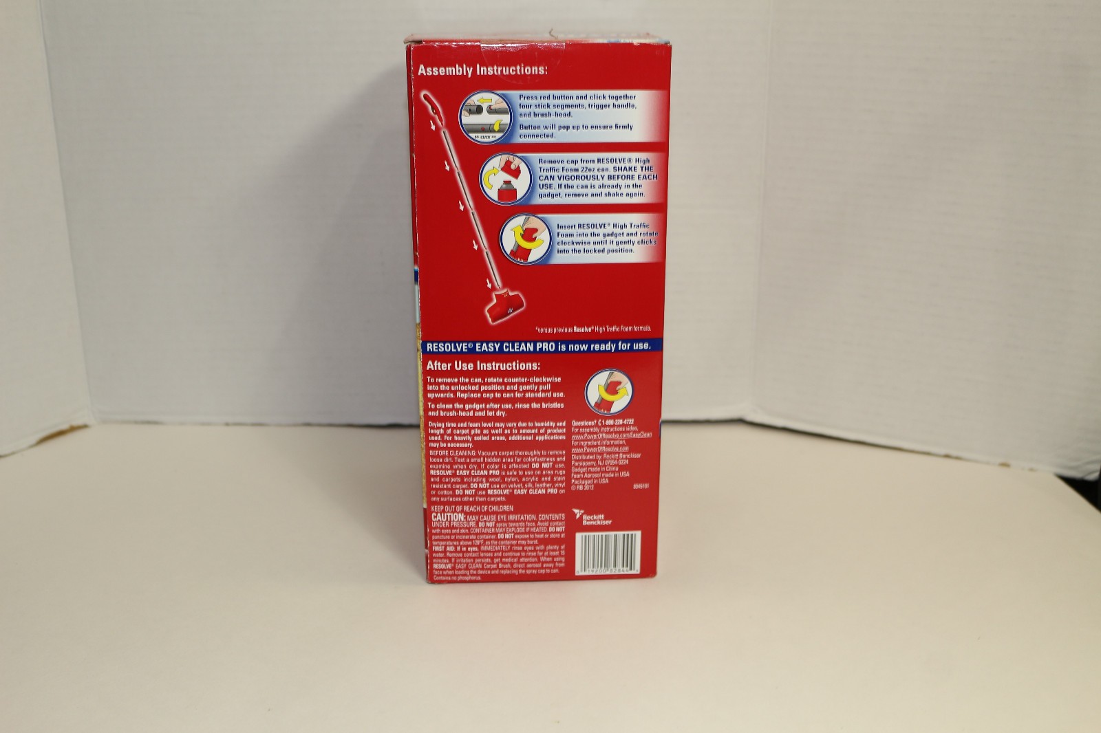 Resolve Easy Clean Pro Carpet Cleaning System Pole Foam Refill Discontinued New!