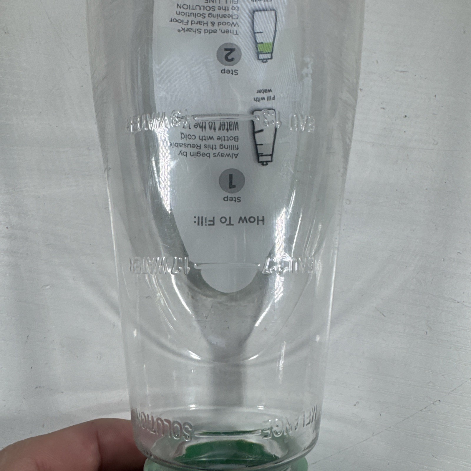 Shark Sonic Duo Hard Floor Cleaning Solution EMPTY BOTTLE ONLY Reusable Cleaner