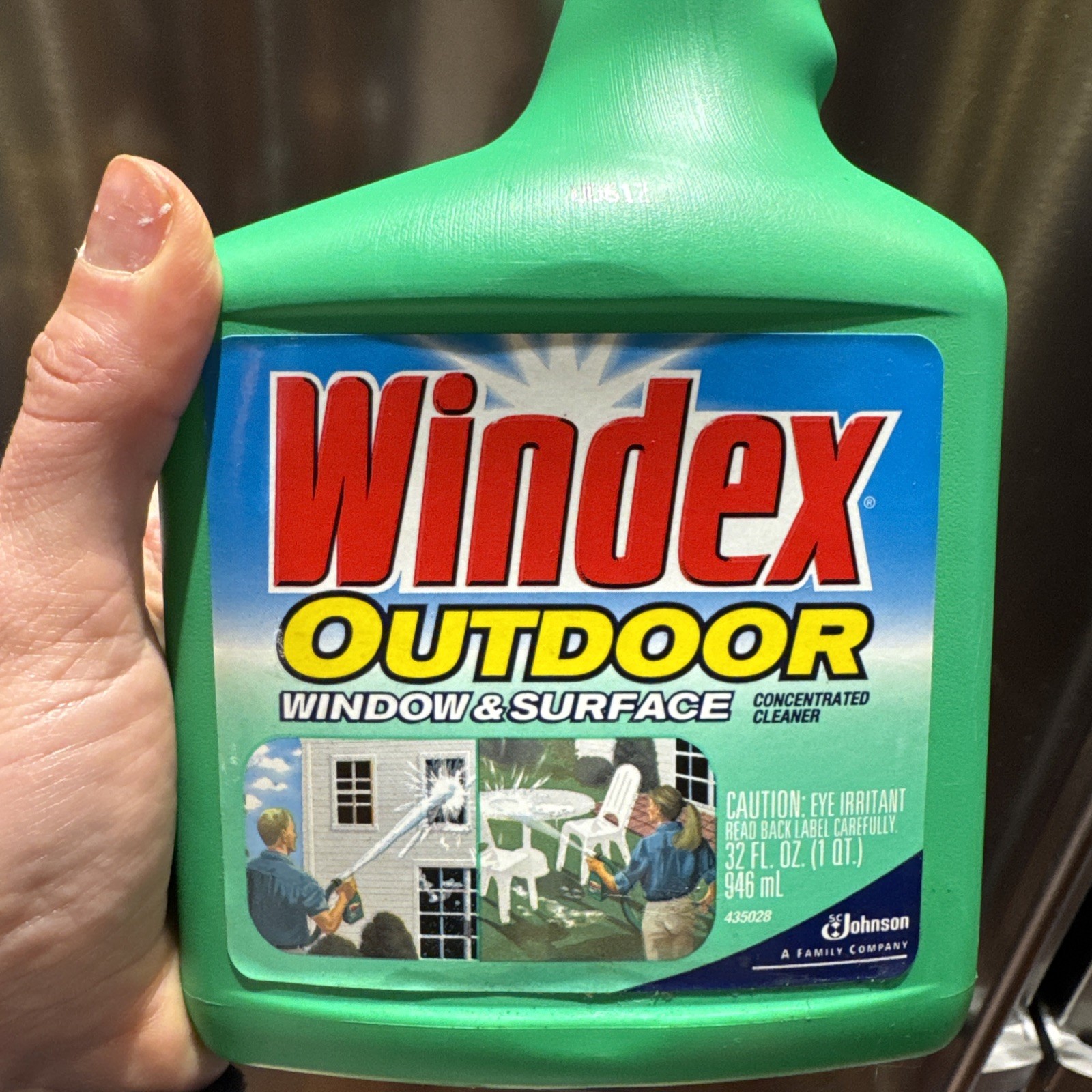 Windex Outdoor All-In-One Glass & Surface Cleaner Concentrate 32 oz Bottle