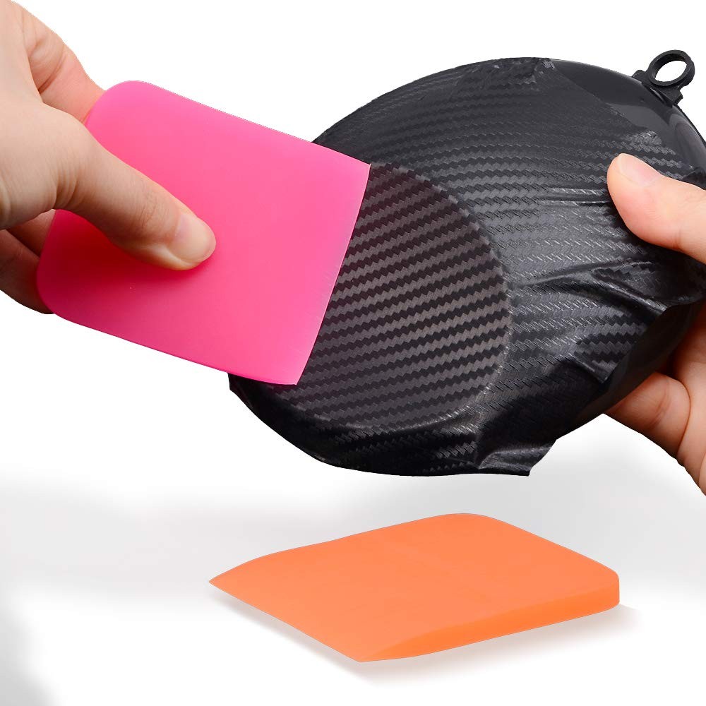 EHDIS Small Squeegee 2pcs Soft Rubber PPF Squeegee Wrapping Scraper for Curve…