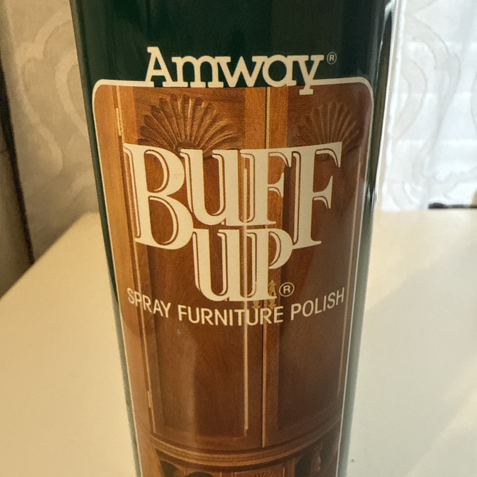 Vtg Amway Buff Up Spray Furniture Polish 12 Oz Can 1991 Movie Prop Almost Full